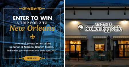 Another Broken Egg Café National Brunch Month Sweepstakes
