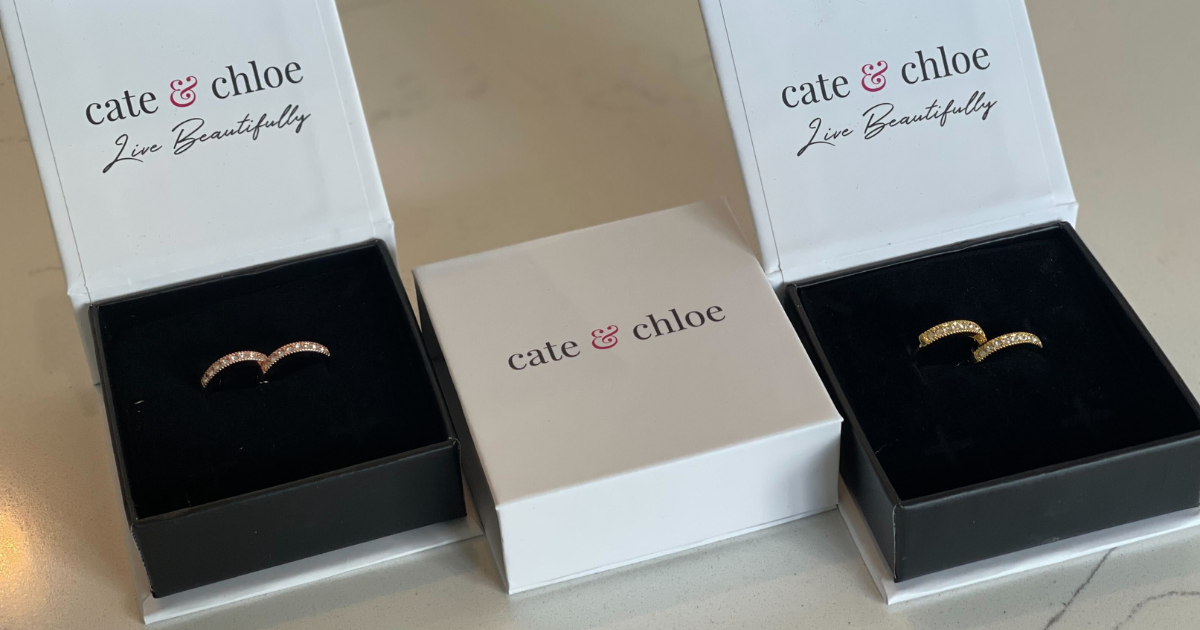 cate & chloe earrings in boxes