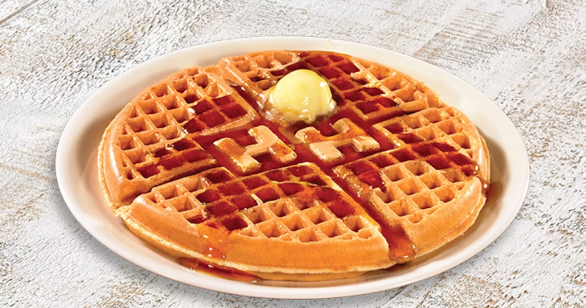 Cent Golden Waffles at Huddle House from Apr