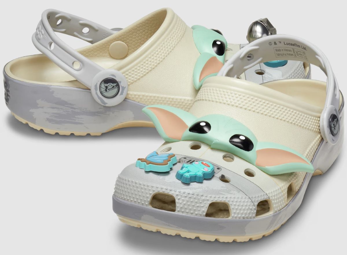 Crocs Grogu Clogs pair of Crocs Grogu Clogs