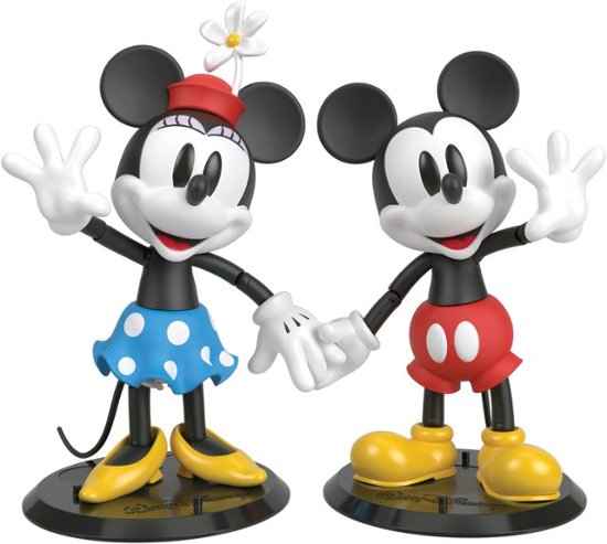 Disney D Celebration Pack Collectible Action Figures Mickey and Minnie Mouse figure holding hands