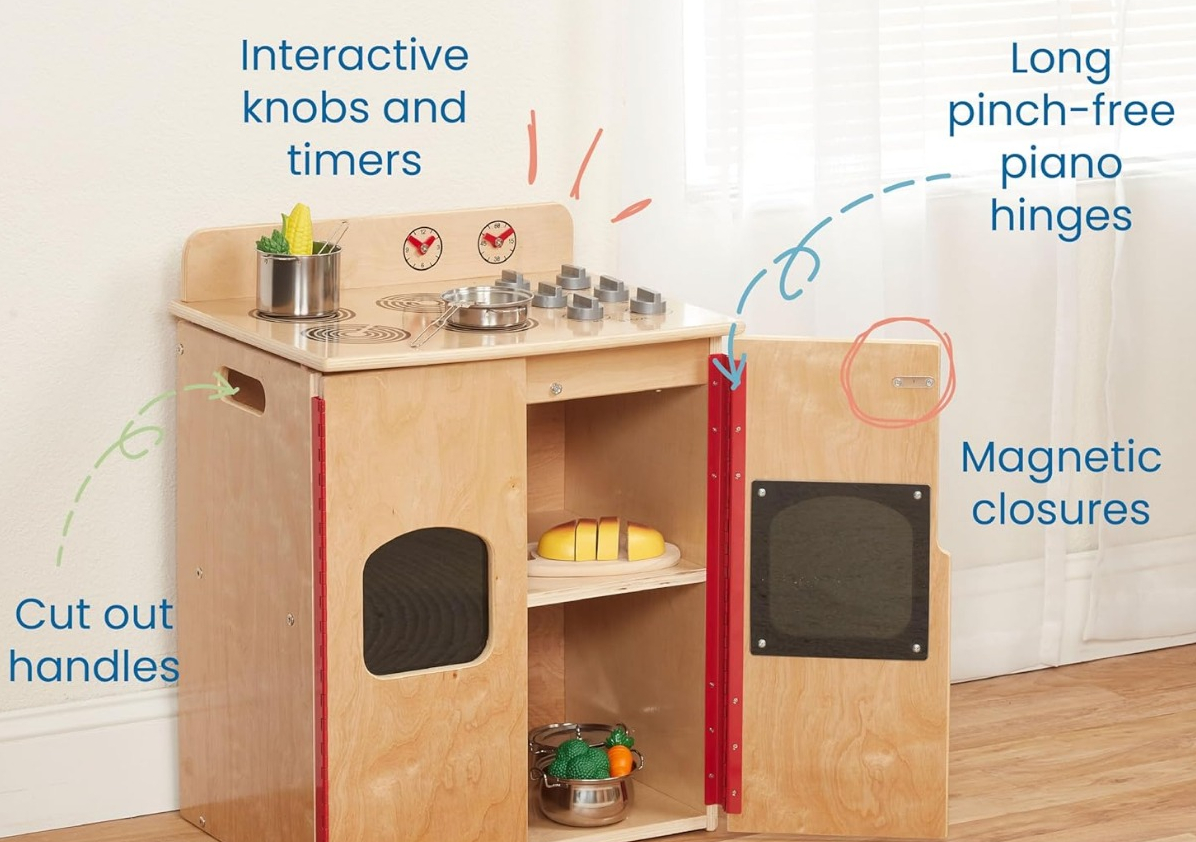 ECR Kids Play Kitchen Stove play kitchen