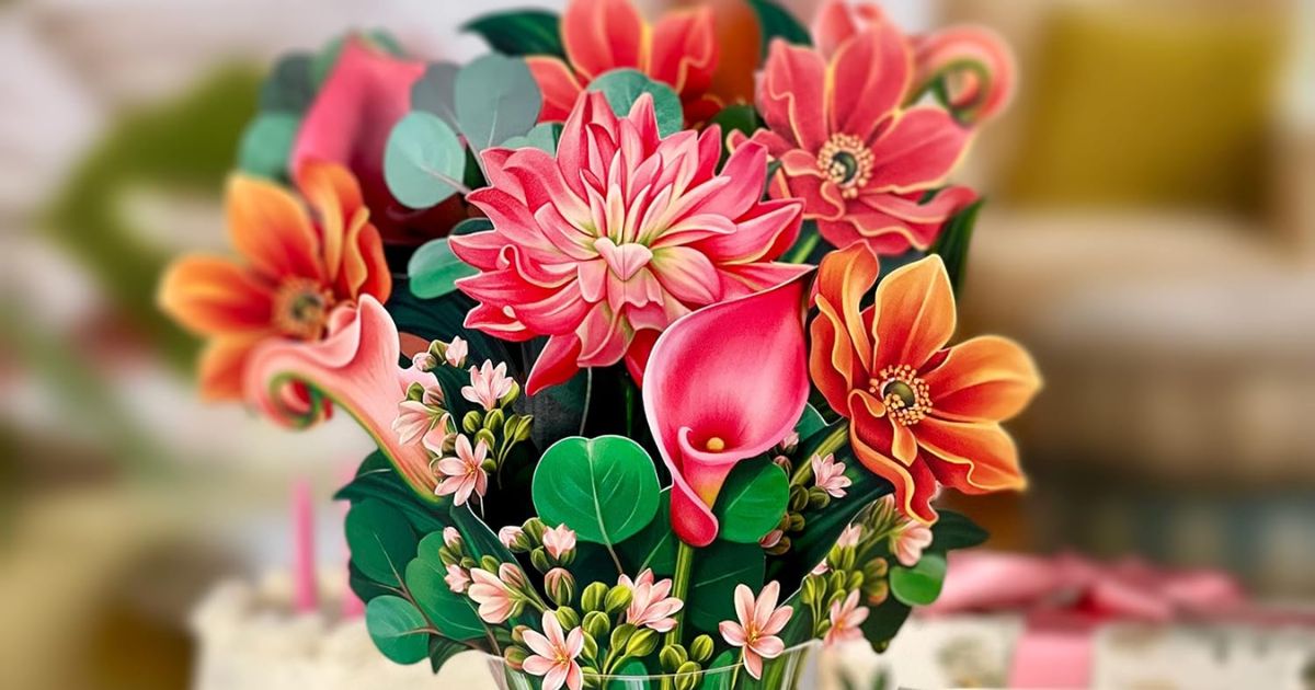 paper flower bouquet