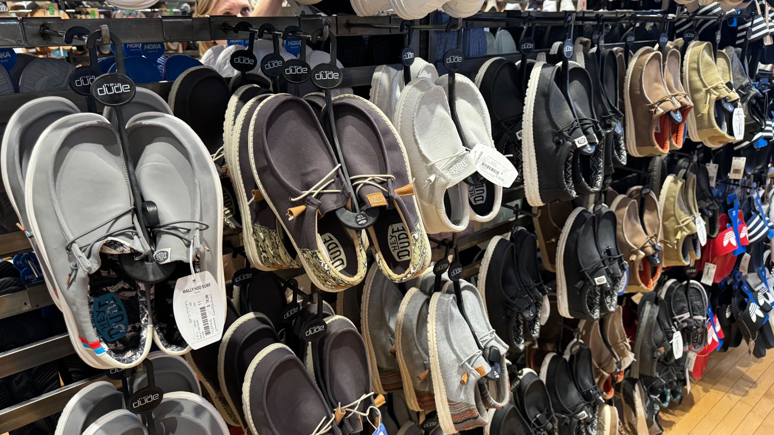 Hey Dude Shoe Display Hey Dude Shoe Display scaled