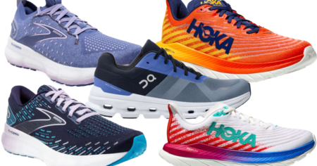 Hoka Brooks and on cloud shoes