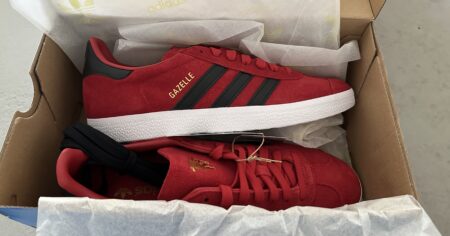 red adidas shoes