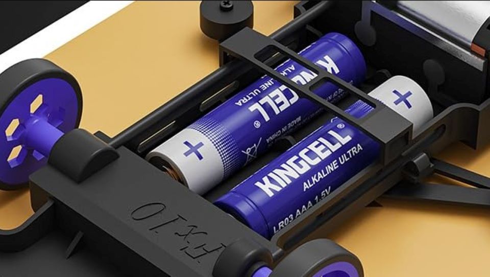 batteries in a toy car