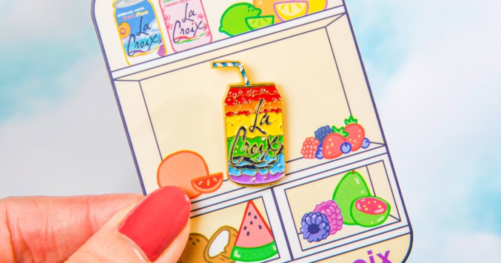 La Croix Rainbow Enamel Pin Giveaway