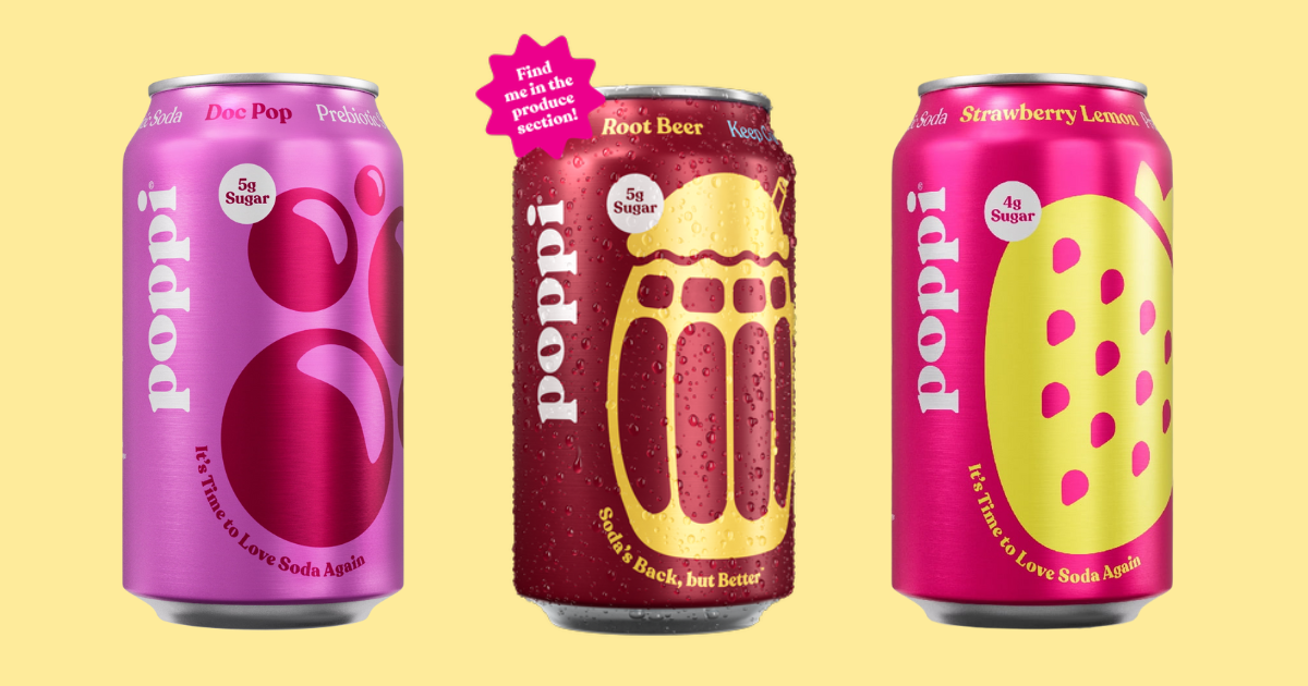 Poppi Soda Cans Poppi Soda Cans