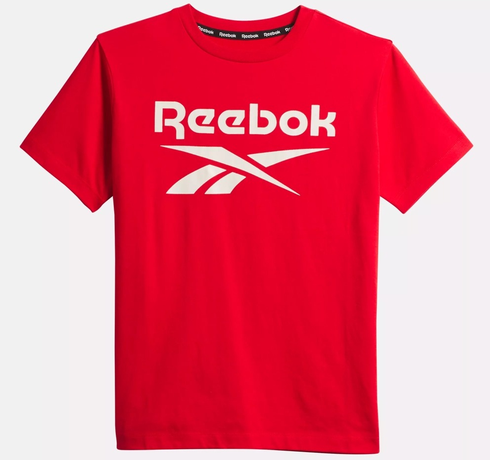 Reebok Tee red shirt with Reebok on it
