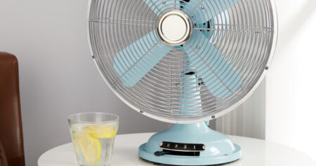 Retro Fan on table