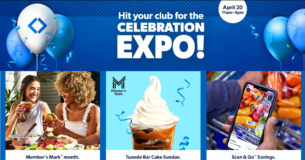 Sams Club Birthday Bash Sign