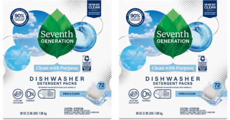 Seventh Generation Dishwasher Detergent Pack