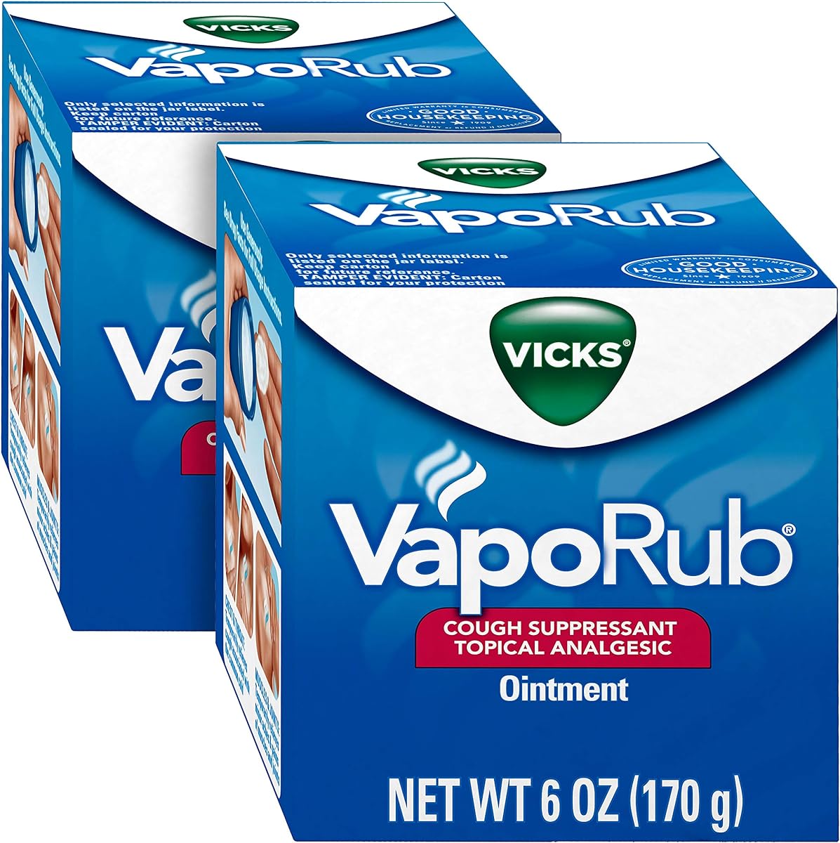 two boxes of Vicks