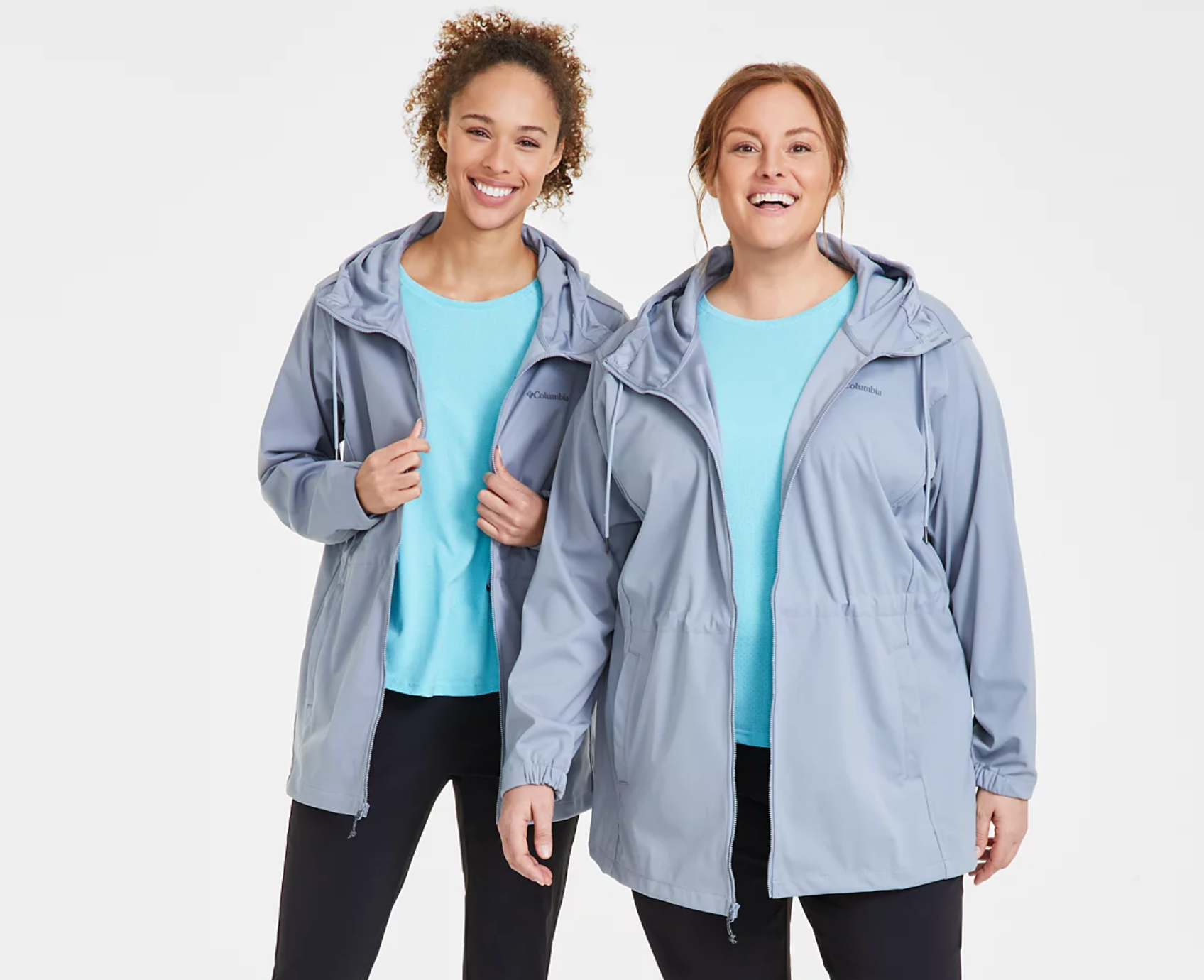Women s Rose Winds™ Softshell Hooded Jacket two women wearing jackets