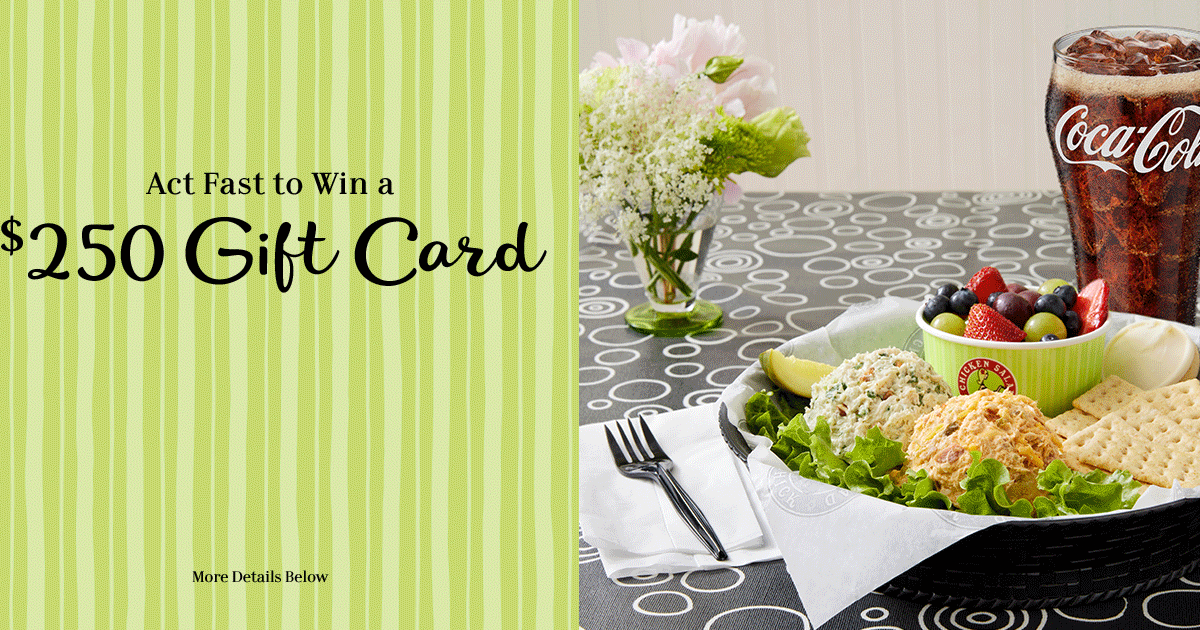 chicken salad chick quikly promotion giveaway