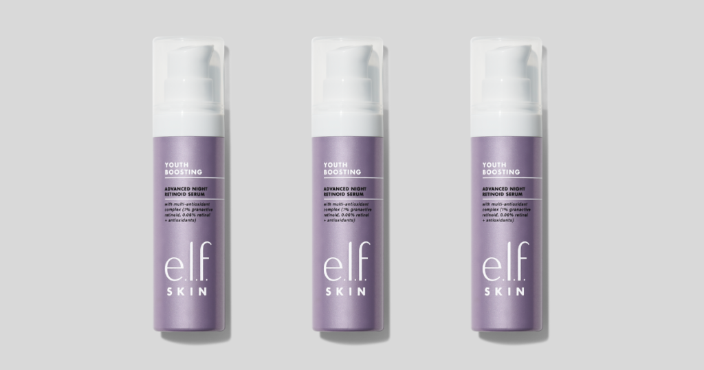e l f Skin Youth Boosting Retinoid Serum sample