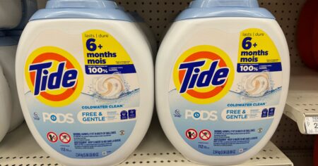 tide free and gentle pods