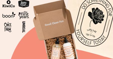 box with tubby todd products inside