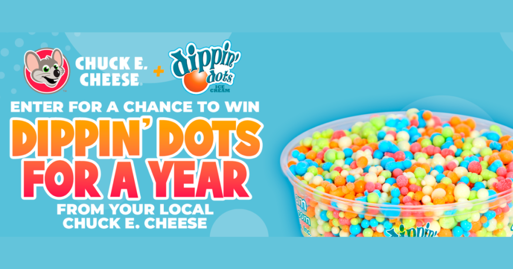 Dippin Dots Chuck E Cheese Summer of Fun Sweepstakes