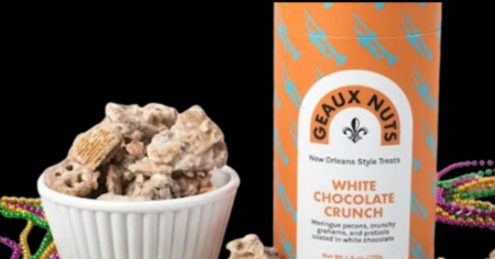 FREE White Chocolate Crunch Sample from Geaux Nuts
