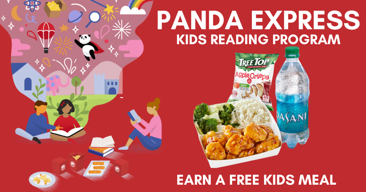 Free Kids Meal through Read With Me Program at Panda Express Free Kids Meal through Read With Me Program at Panda Express