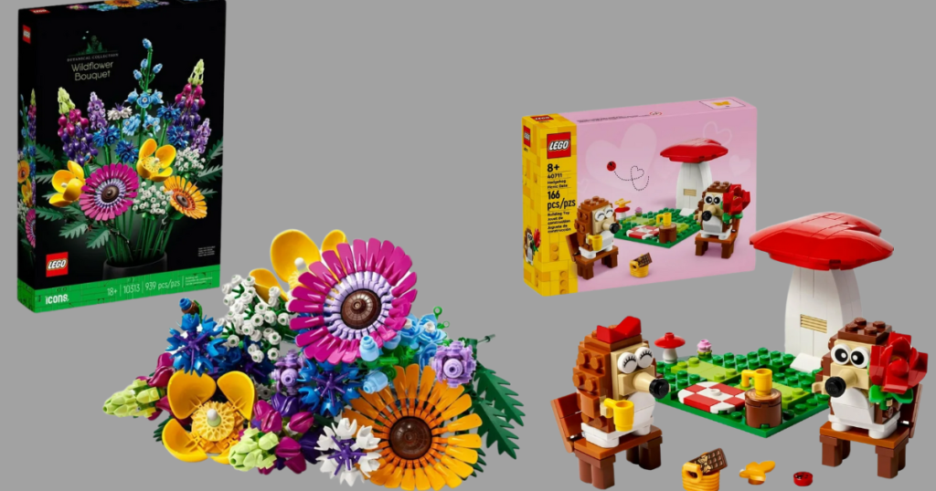 LEGO Wildflower and Hedgehog LEGO Wildflower and Hedgehog