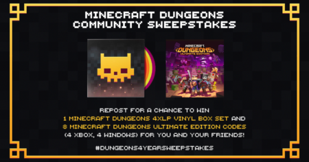 MICROSOFT YEAR MINECRAFT DUNGEONS ANNIVERSARY SWEEPSTAKES