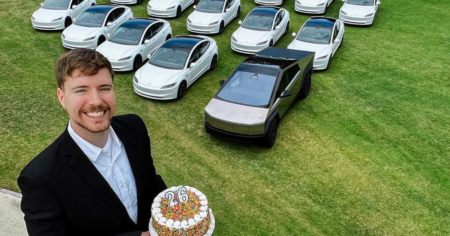 MrBeast Tesla Giveaway