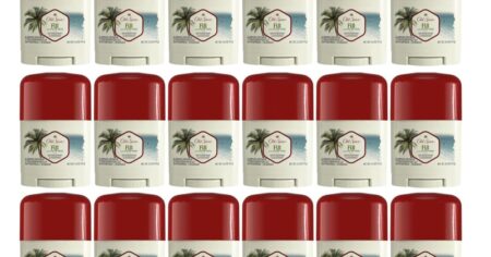 rows of Old Spice Deodorant