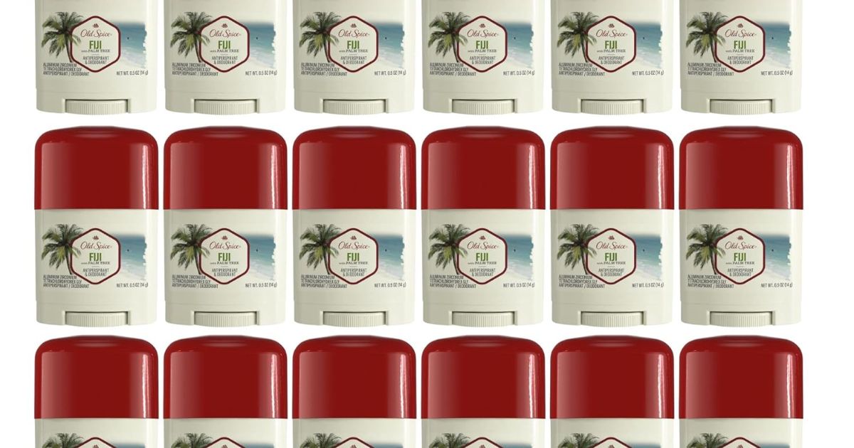 Old Spice Deodorant rows of Old Spice Deodorant