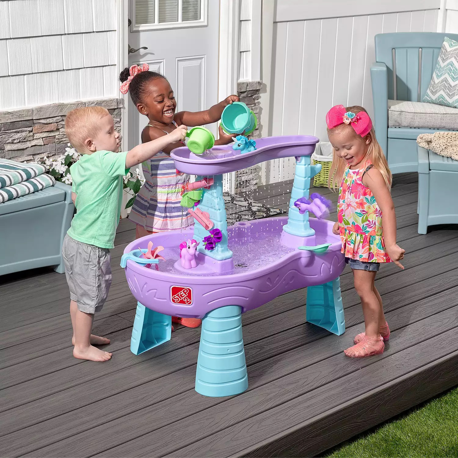 Step Rain Showers Unicorns Water Table Step Rain Showers Unicorns Water Table