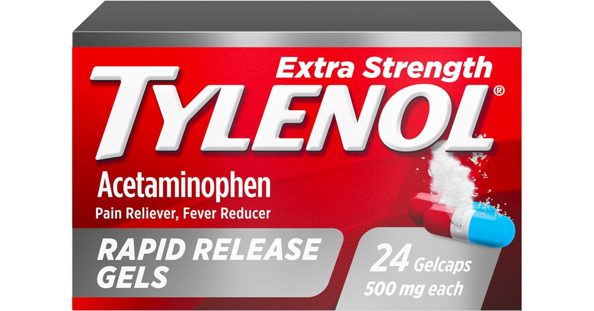 Tylenol Rapid Release Gels