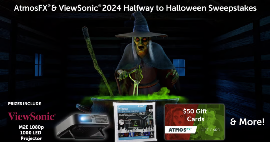 ViewSonic AtmosFX Halfway to Halloween Sweepstakes