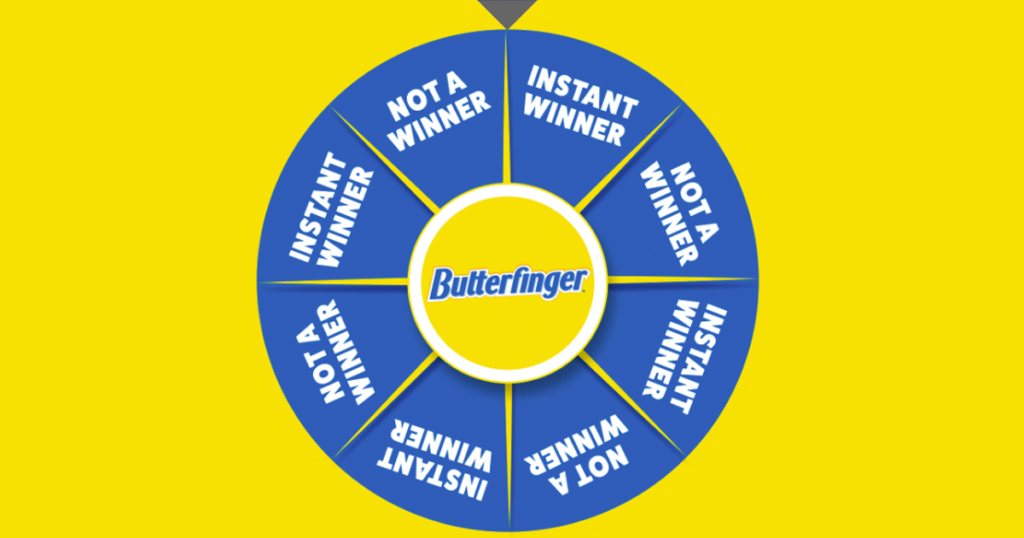 butterfinger spin to win