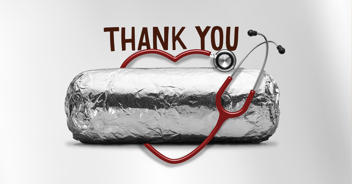 chipotle thanks nurses
