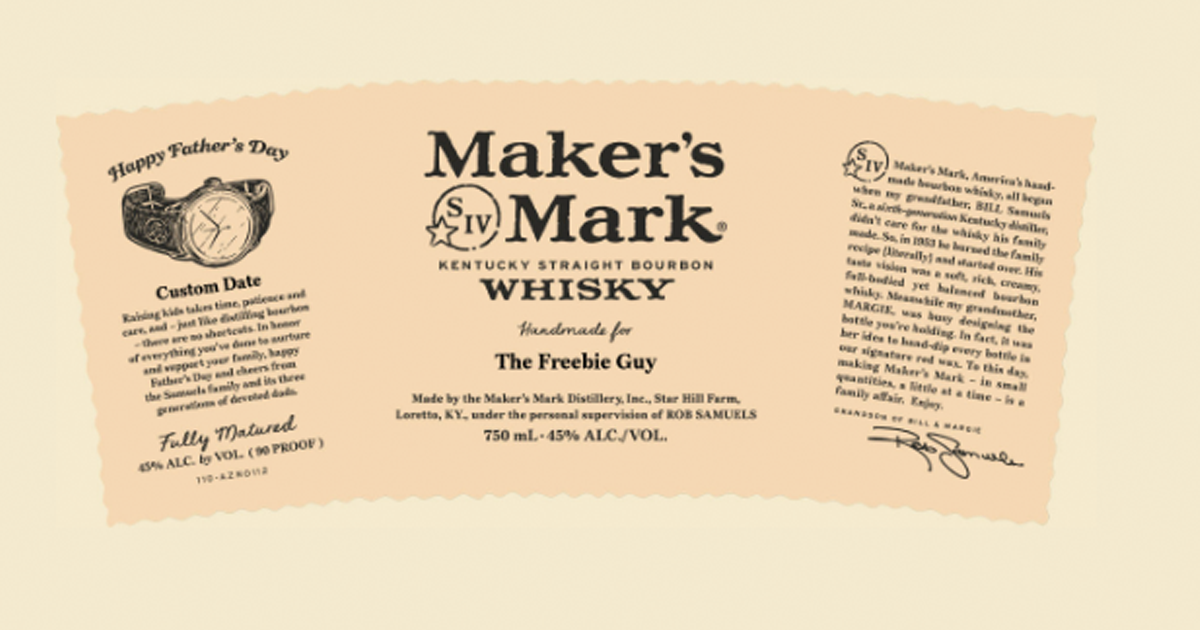 makers mark fathers day