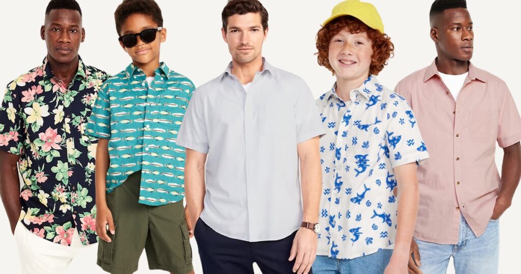 old navy button down