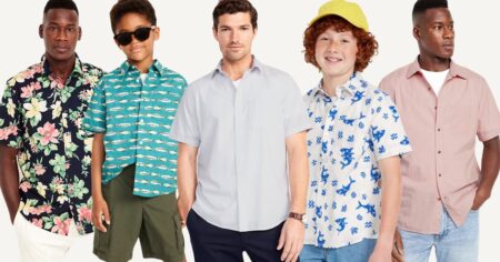 old navy button down