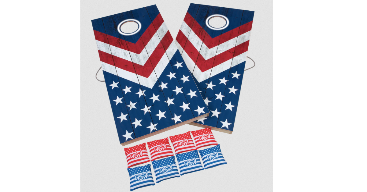 cornhole game set