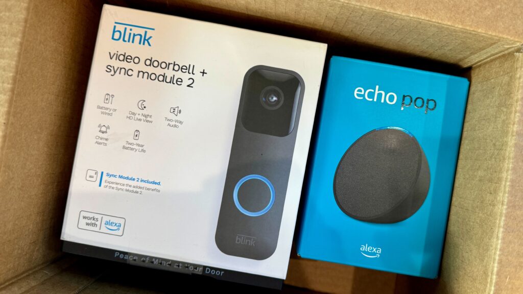 AMAZON ECHO POP AND BLINK DOORBELL scaled