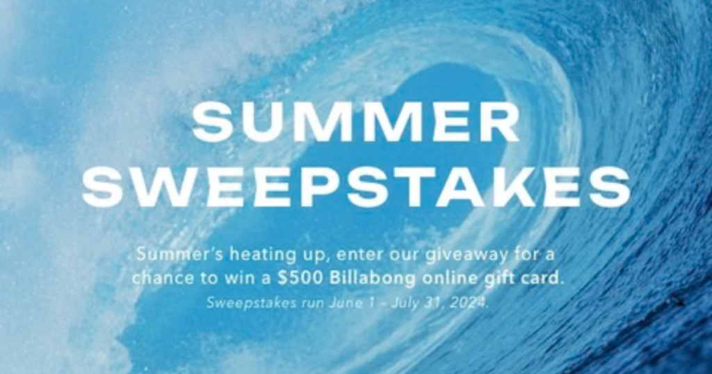 Billabong Summer Sweepstakes
