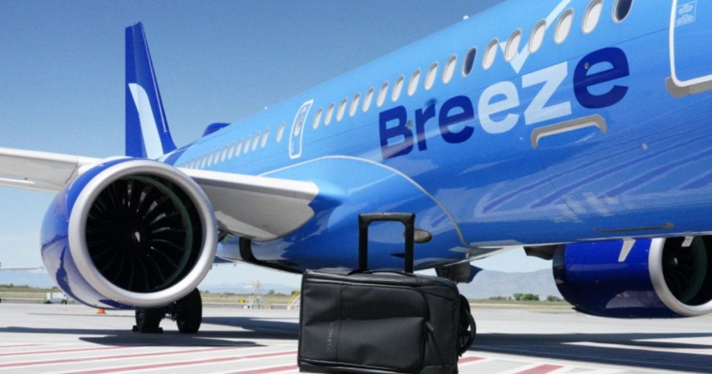 Breeze Airways x Nomatic Year of Travel Giveaway