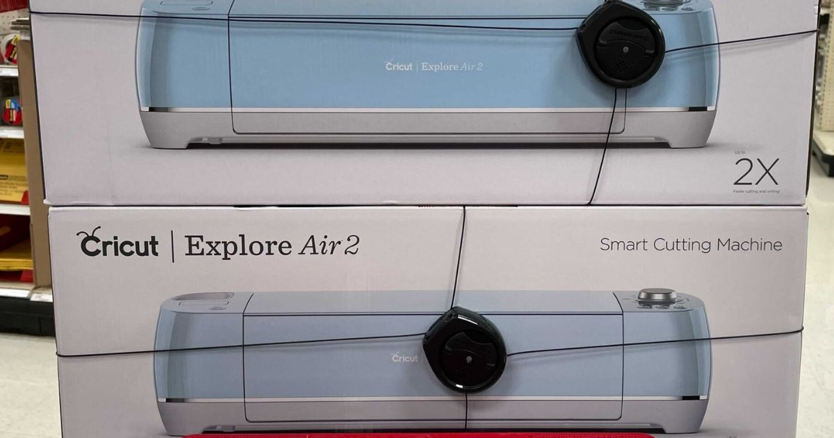 Cricut Explore Air Cutting Machine Cricut Explore Air Cutting Machine on a cart