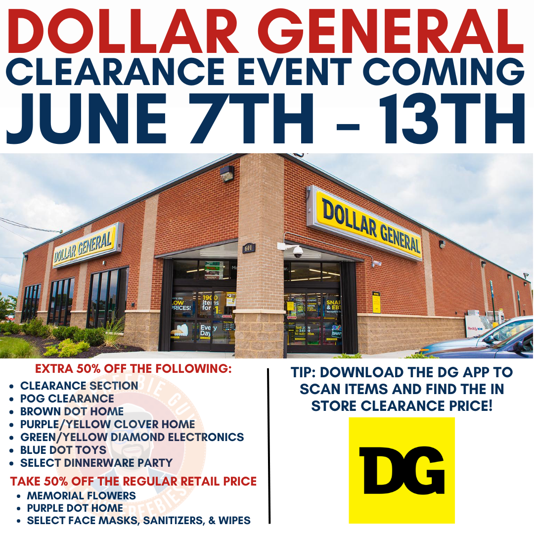 DG Seasonal Core Clearance Event for June 7-13th