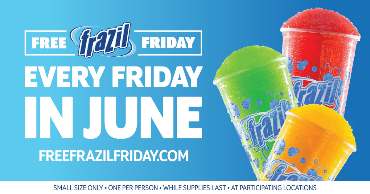 Free Frazil every Friday in June Free Frazil every Friday in June