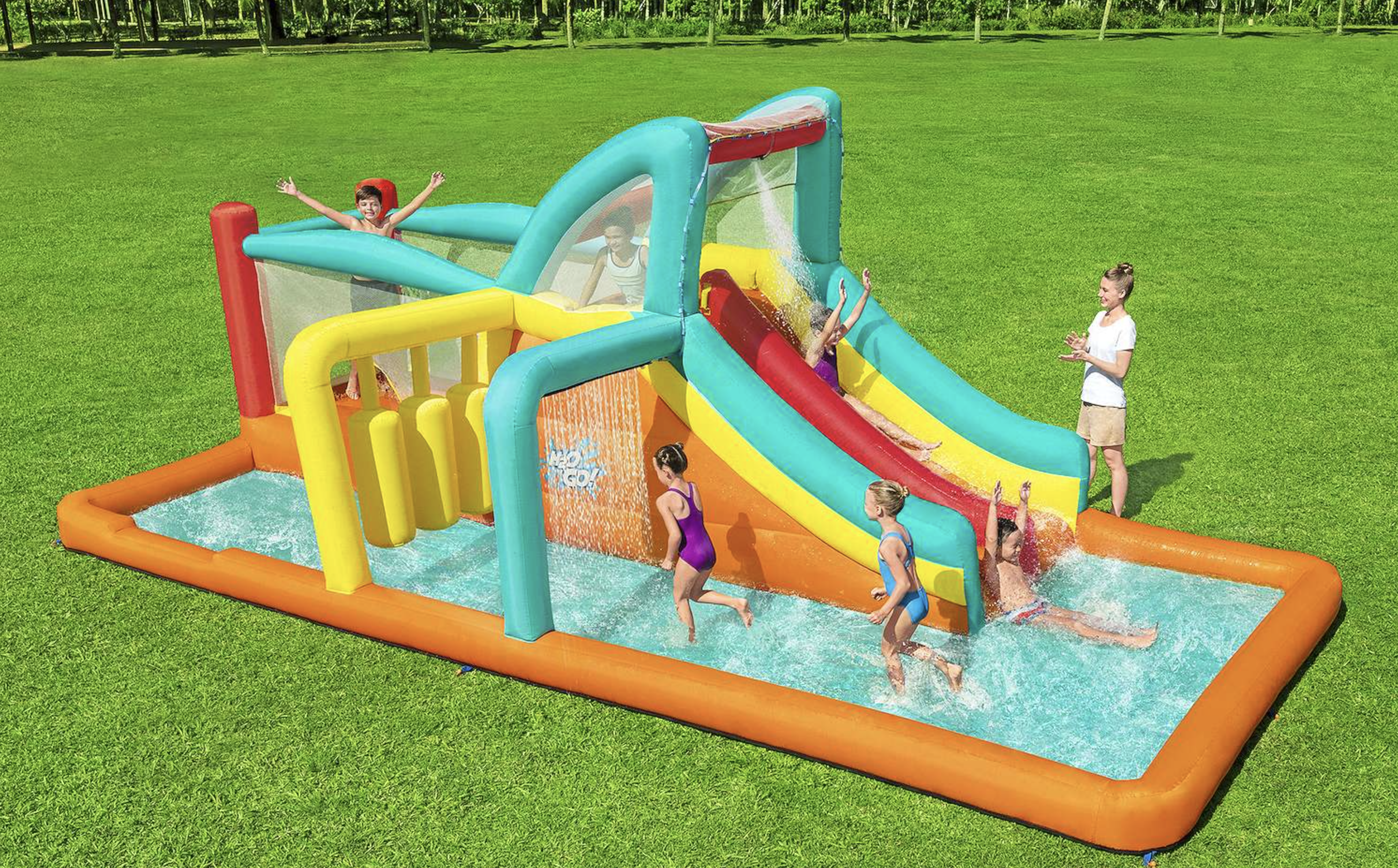 H OGO! Bounce Blast ft Kids Inflatable Water Park H OGO! Bounce Blast ft Kids Inflatable Water Park