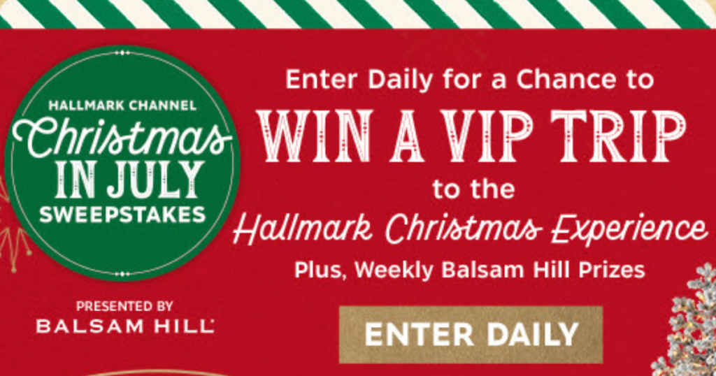 Hallmark Channel’s Christmas in July Sweepstakes