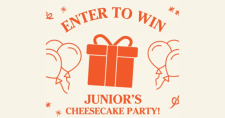 Junior s Cheesecake Party Giveaway