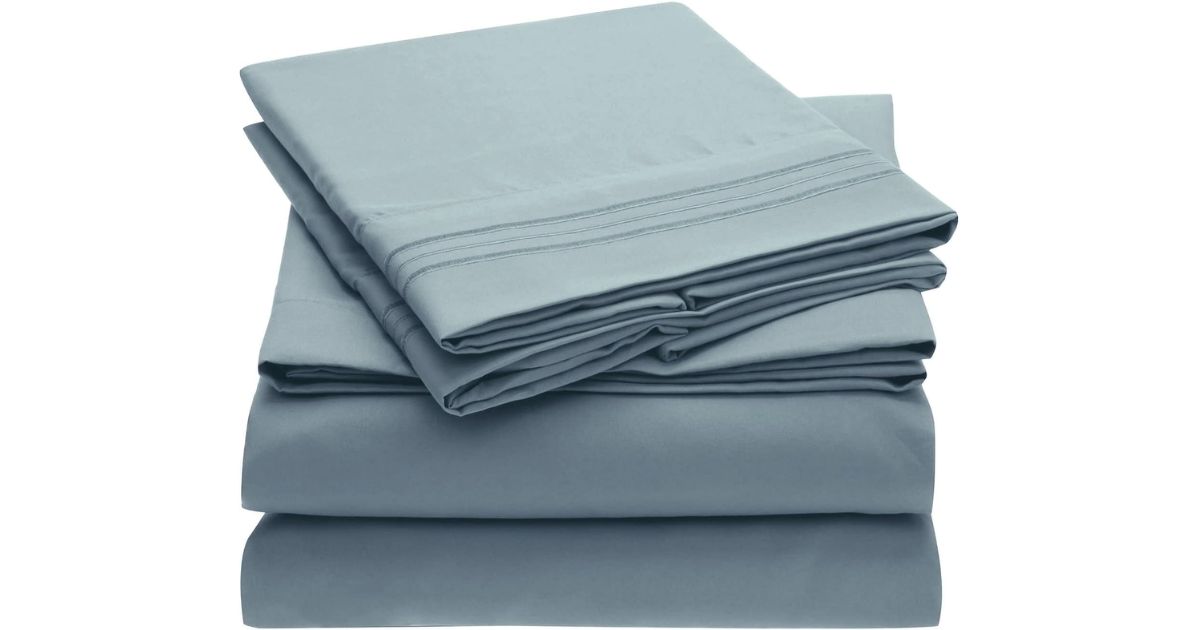 Mellani Sheet Sets stack of folded sheets
